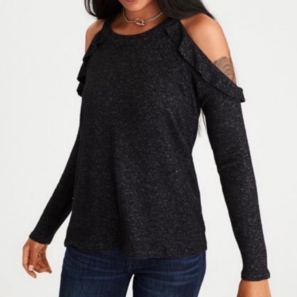 American Eagle Outfitters Soft & Sexy Plush Cut-out sweater XS